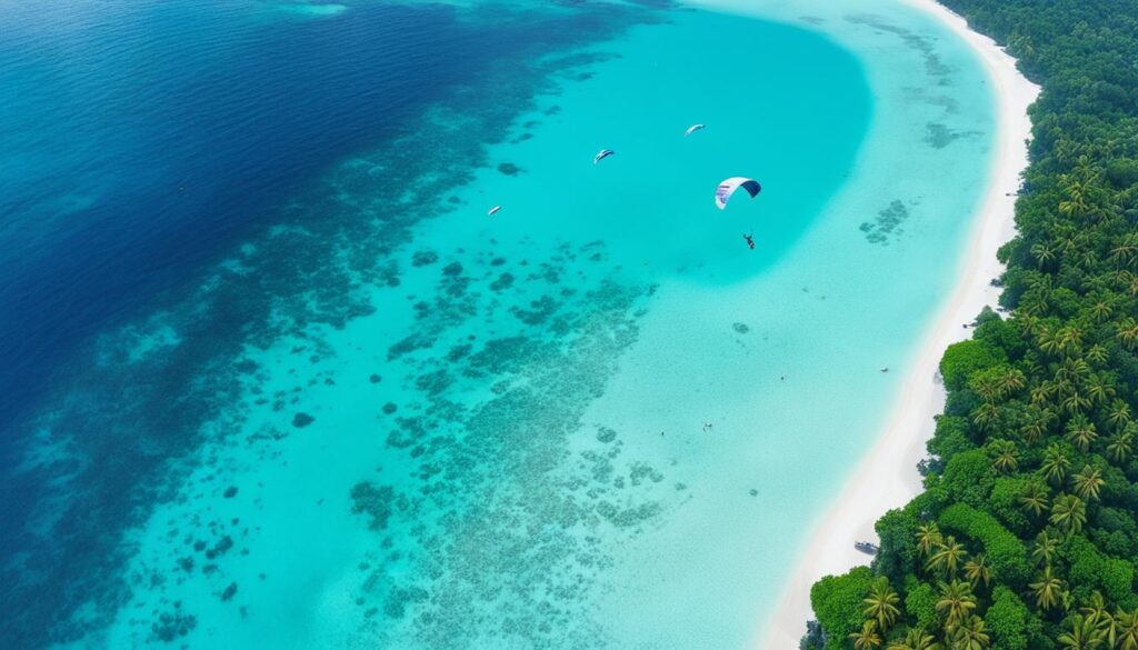 Best skydiving spots in the Maldives