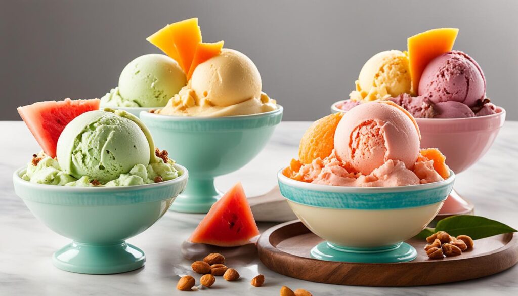 Maldives ice cream flavors