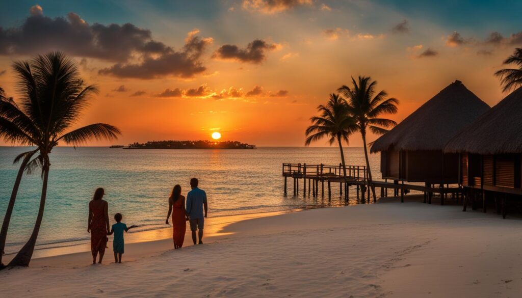 Maldives sunset viewpoints