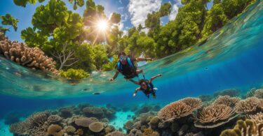 Skydiving in the Maldives