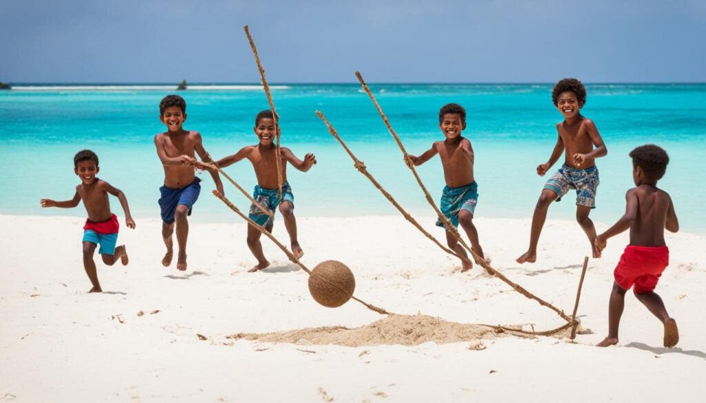 Traditional outdoor games in the Maldives