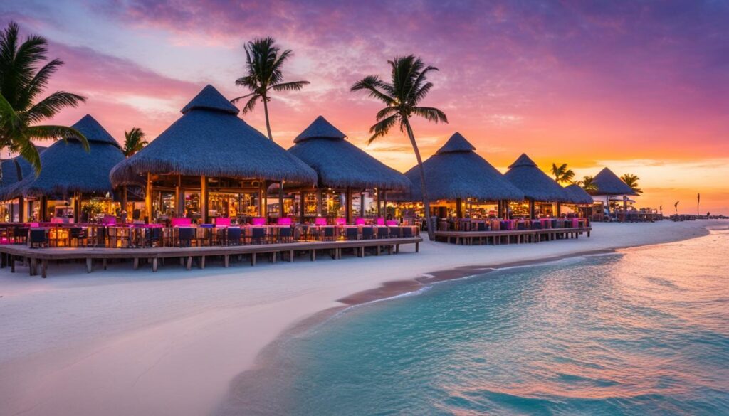 beachfront bars in the Maldives