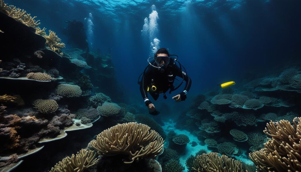 underwater exploration in the Maldives